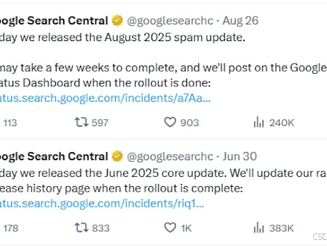 为什么站长必须持续追踪 Google 算法更新? 2 Google Search Central x twitter