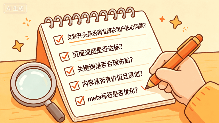 Google SEO 新手优化教程:解决排名卡死、流量不涨问题 5 SEO 自查清单